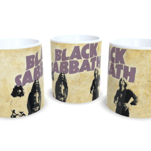 Caneca De Porcelana Rock Black Sabbath