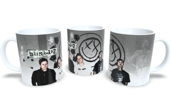 Caneca De Porcelana Rock Blink-182