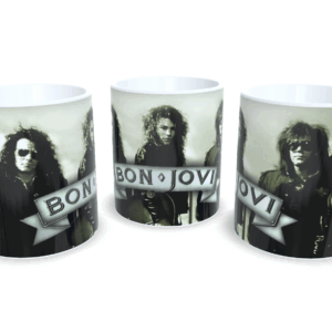 Caneca De Porcelana Rock Bon Jovi