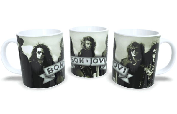 Caneca De Porcelana Rock Bon Jovi