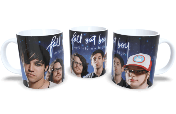 Caneca De Porcelana Rock Fall Out Boy