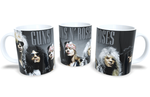 Caneca De Porcelana Rock Guns N' Roses