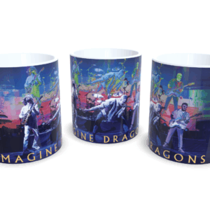 Caneca De Porcelana Rock Imagine Dragons