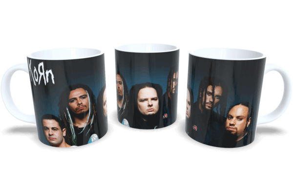 Caneca De Porcelana Rock Korn