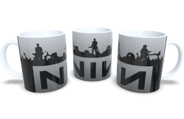 Caneca De Porcelana Rock Nine Inch Nails