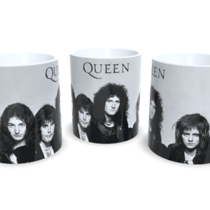 Caneca De Porcelana Rock Queen