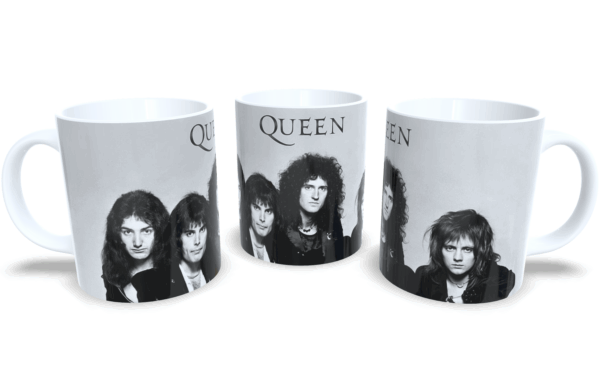 Caneca De Porcelana Rock Queen