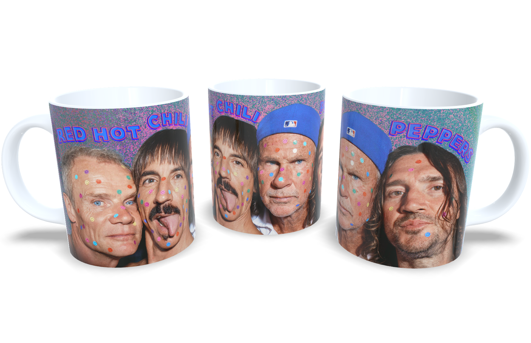 Caneca De Porcelana Rock Red Hot Chili Peppers