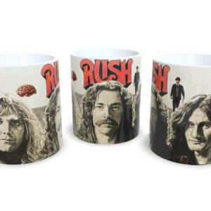 Caneca De Porcelana Rock Rush