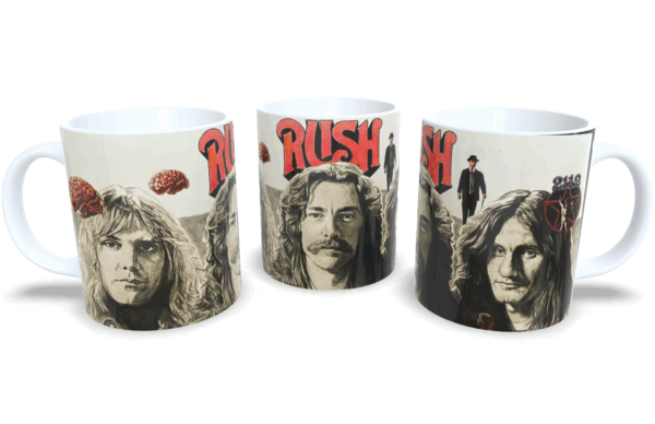 Caneca De Porcelana Rock Rush