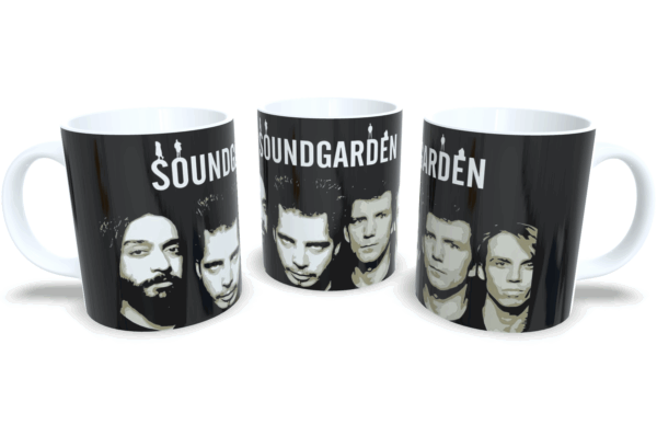 Caneca De Porcelana Rock Soundgarden