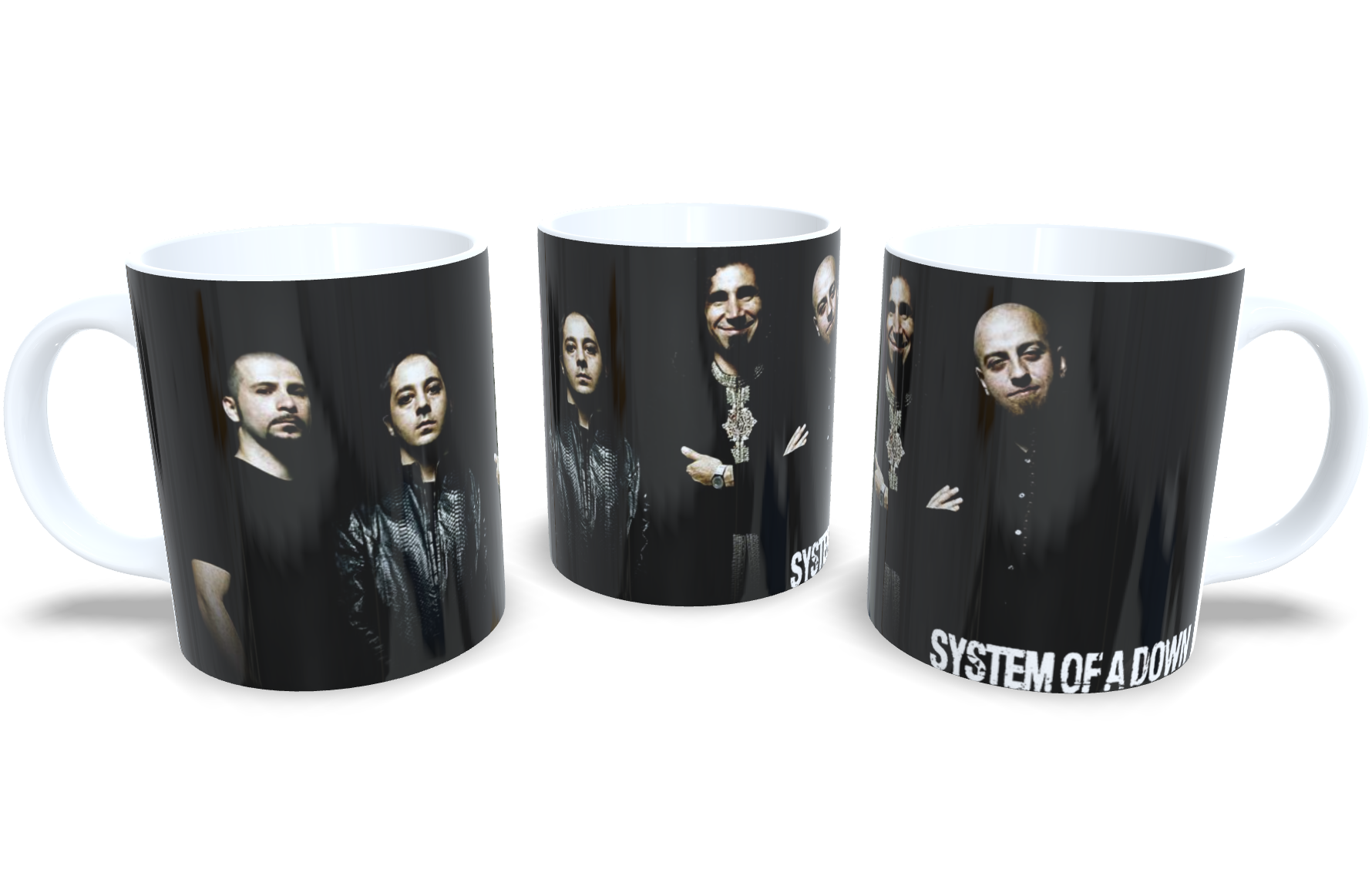 Caneca De Porcelana Rock System of a Down