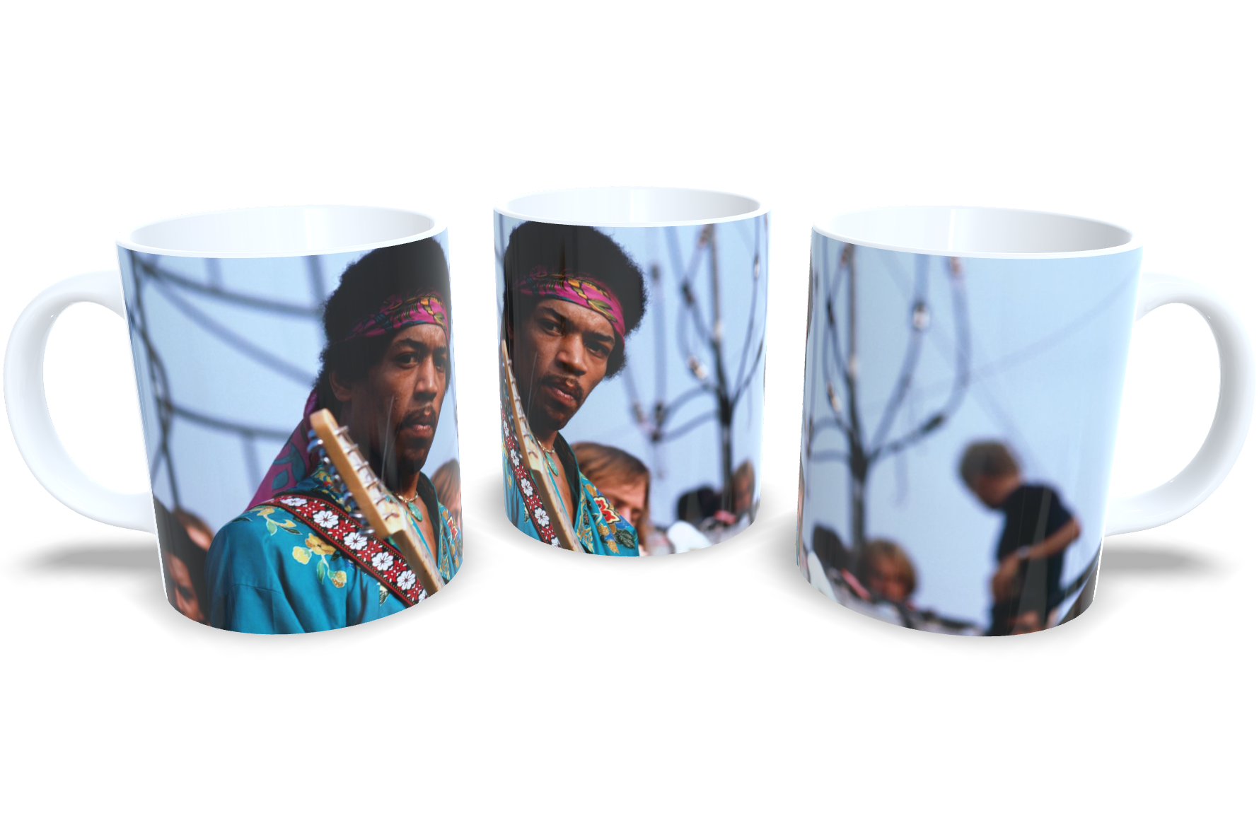 Caneca De Porcelana Rock Jimi Hendrix