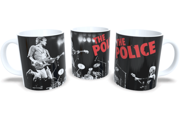 Caneca De Porcelana Rock The Police