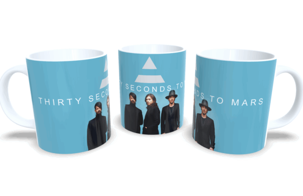 Caneca De Porcelana Rock Thirty Seconds to Mars