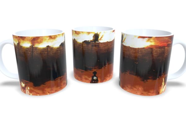 Caneca De Porcelana Anime Attack On Titan Mod 3