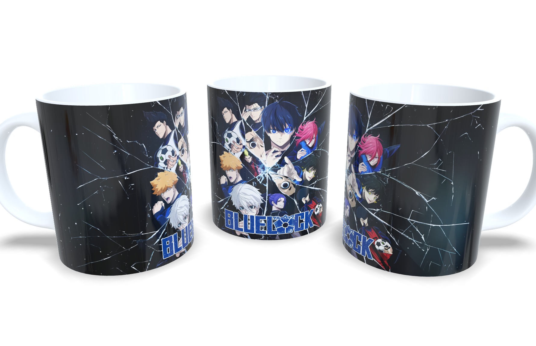 Caneca De Porcelana Anime Blue Lock Mod 3!
