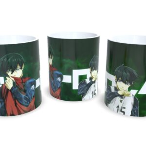 Caneca De Porcelana Anime Blue Lock Mod 5!