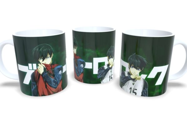 Caneca De Porcelana Anime Blue Lock Mod 5!