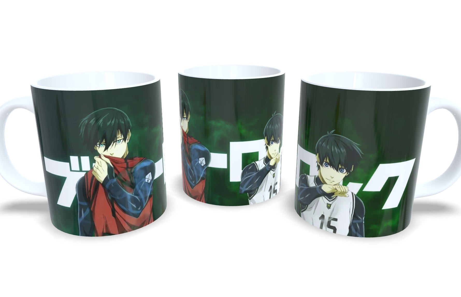Caneca De Porcelana Anime Blue Lock Mod 5!