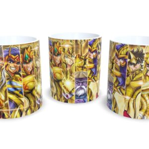 Caneca De Porcelana Anime Os Cavaleiros Do Zodíaco!