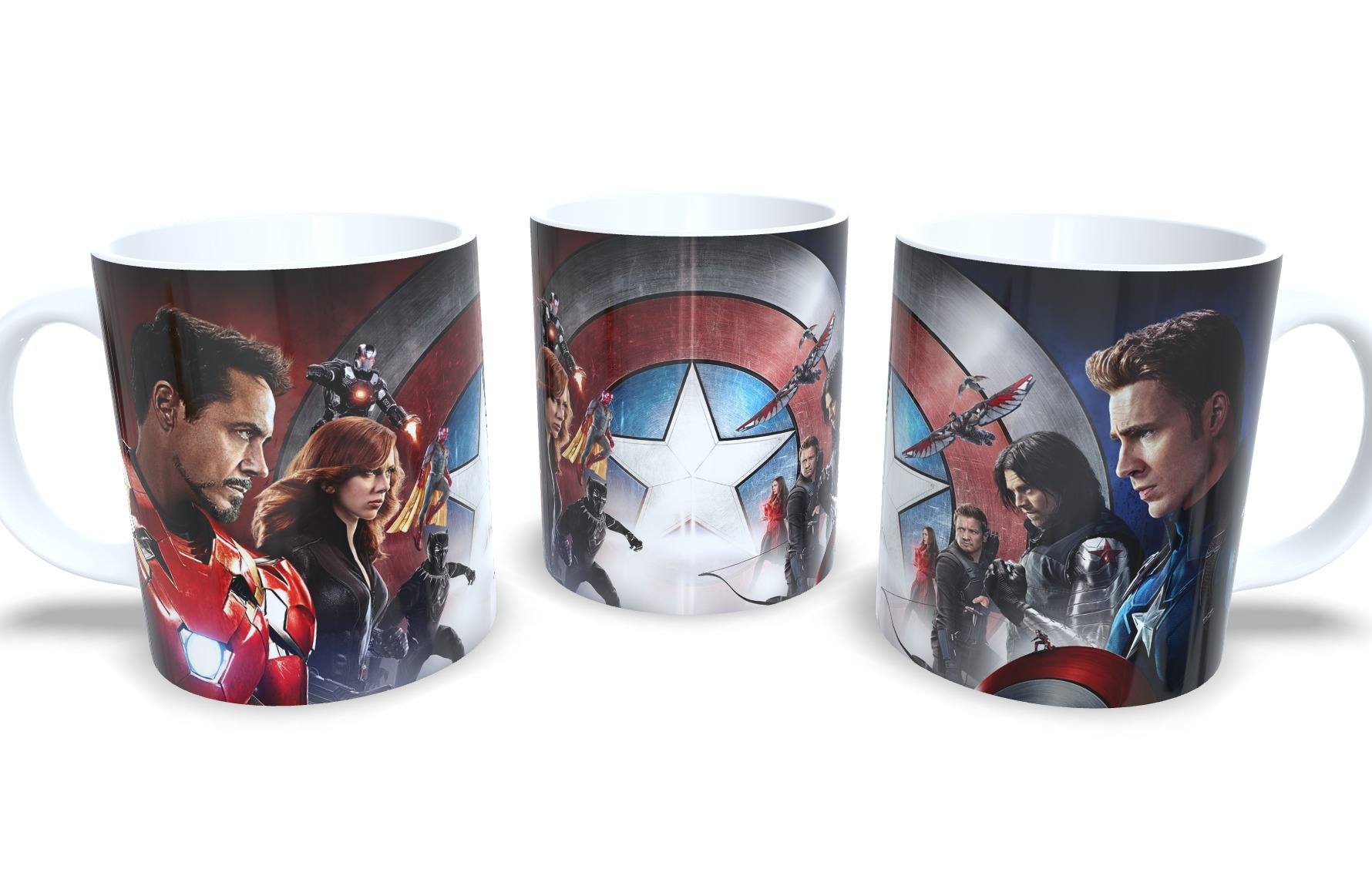 Caneca De Porcelana Geek Guerra Civil