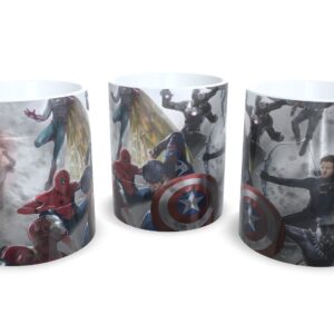 Caneca De Porcelana Geek Guerra Civil mod 2