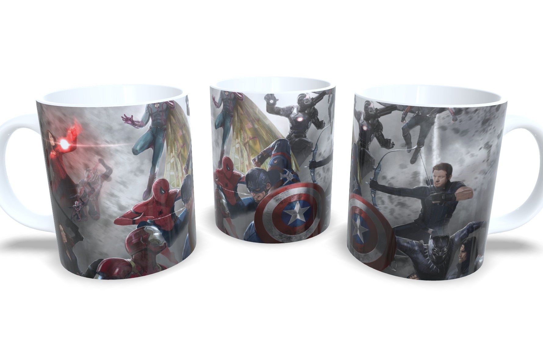 Caneca De Porcelana Geek Guerra Civil mod 2