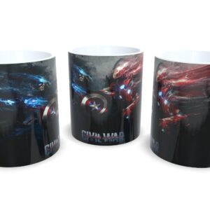 Caneca De Porcelana Geek Guerra Civil mod 3
