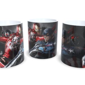 Caneca De Porcelana Geek Guerra Civil mod 5