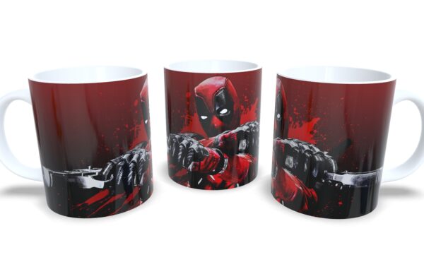 Caneca De Porcelana Geek Deadpool