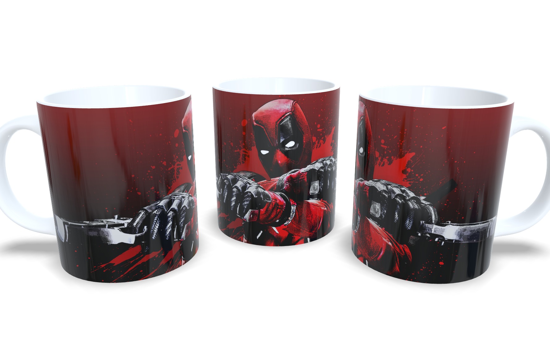 Caneca De Porcelana Geek Deadpool