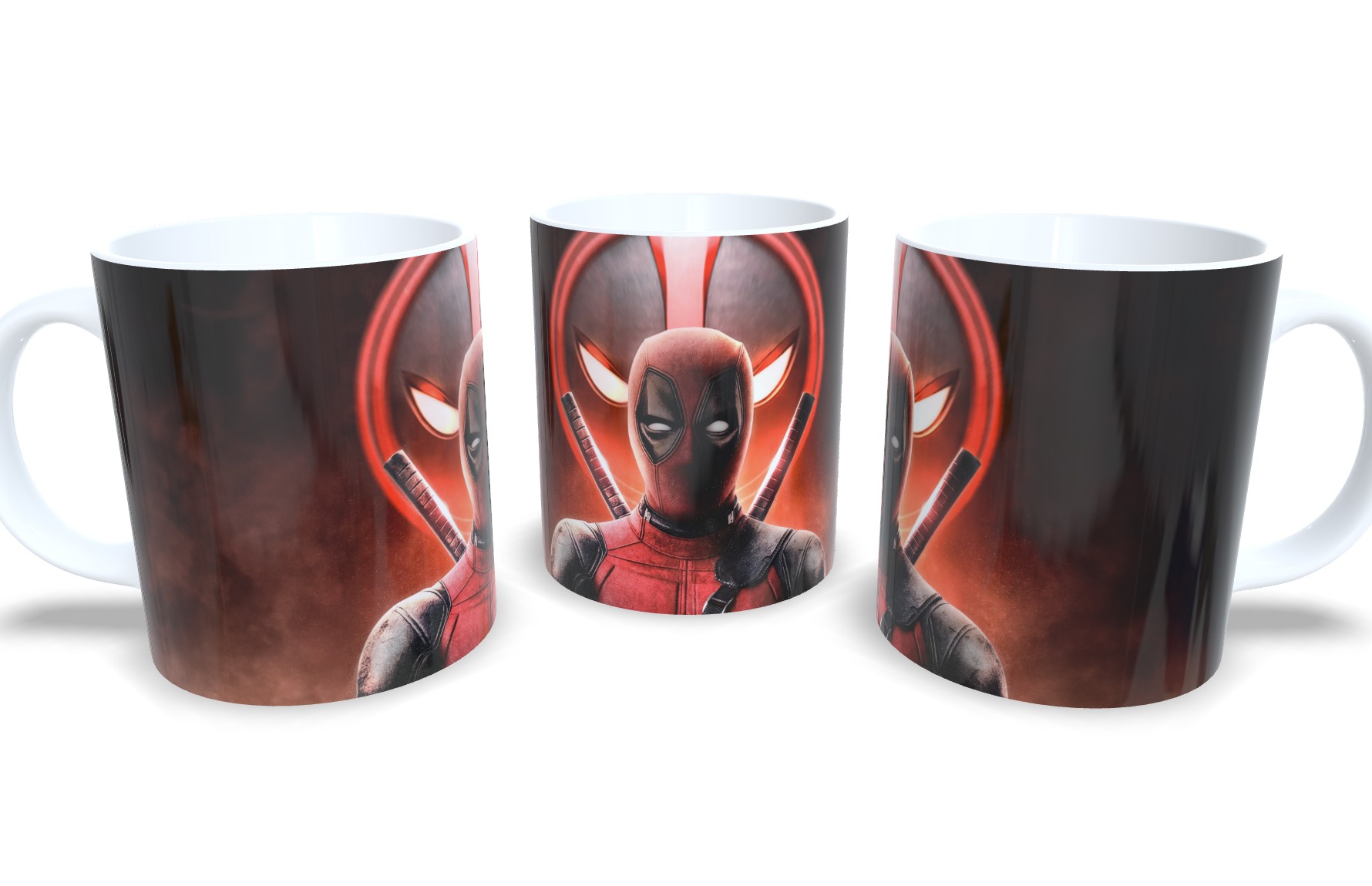 Caneca De Porcelana Geek Deadpool mod 2
