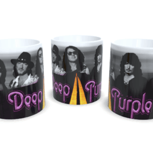 Caneca De Porcelana Rock Deep Purple