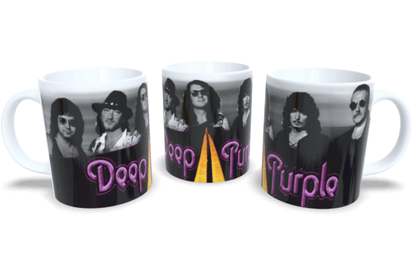 Caneca De Porcelana Rock Deep Purple