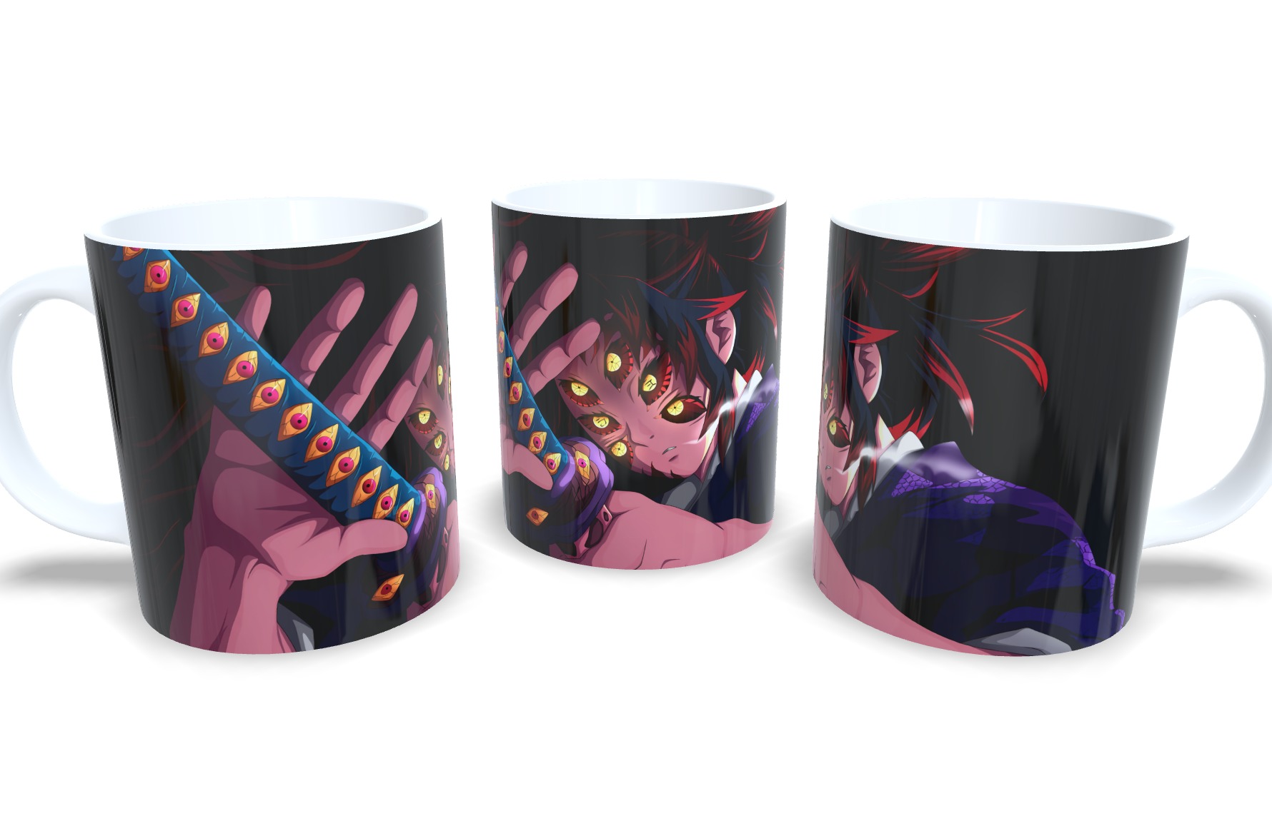 Caneca De Porcelana Anime Demon Slayer!