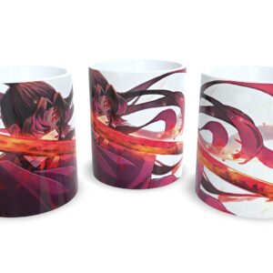 Caneca De Porcelana Anime Demon Slayer Mod 2!