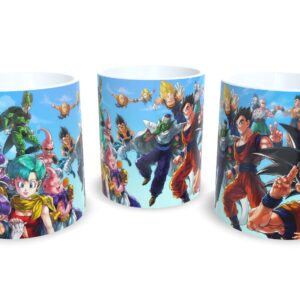 Caneca De Porcelana Anime Dragon Ball Z!