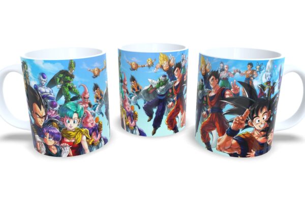 Caneca De Porcelana Anime Dragon Ball Z!