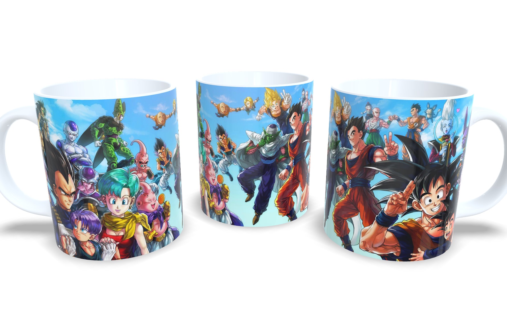 Caneca De Porcelana Anime Dragon Ball Z!