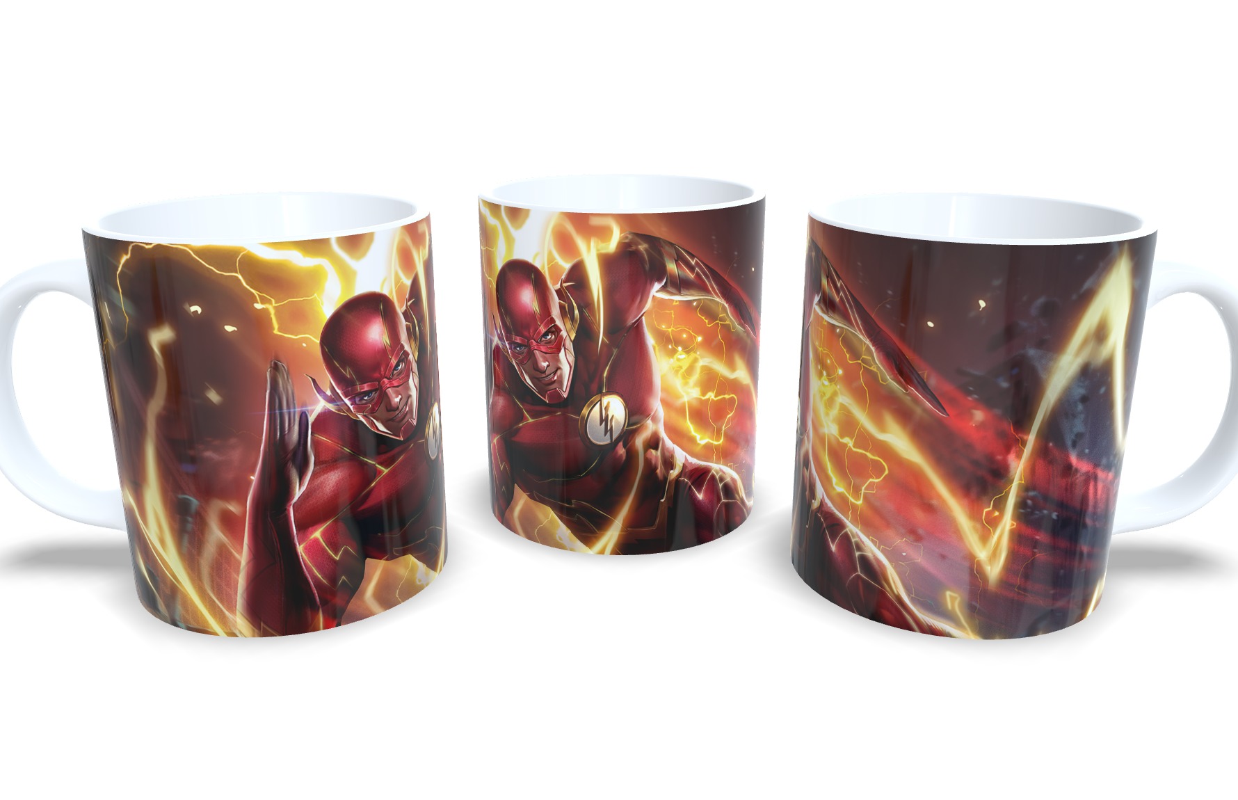 Caneca De Porcelana Geek Flash