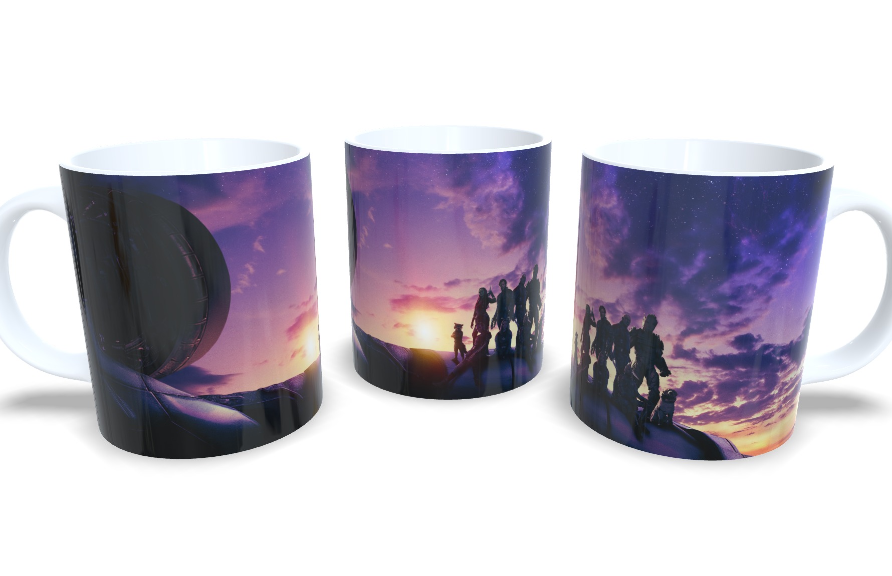 Caneca De Porcelana Geek Guardiões da Galáxia
