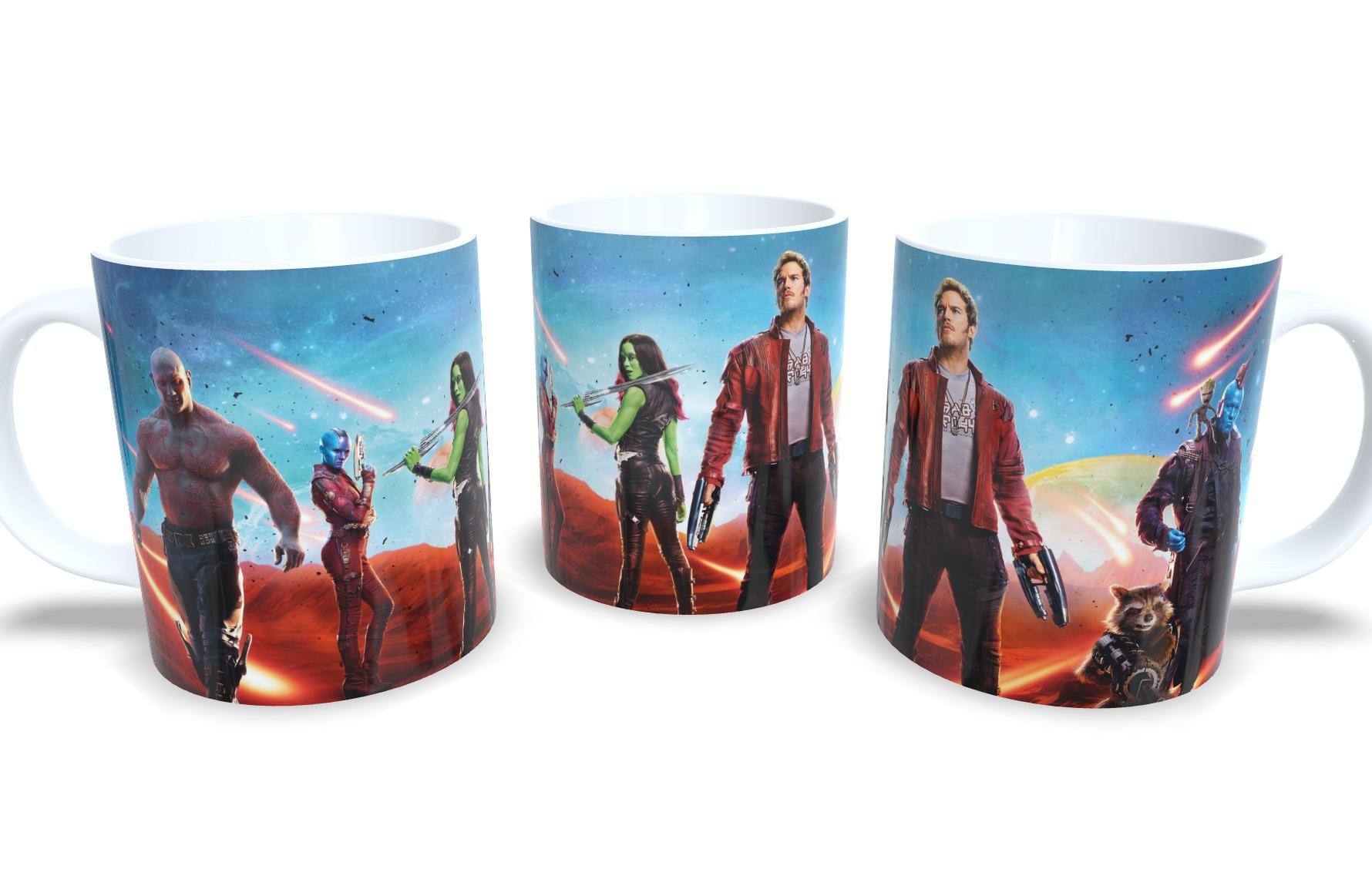 Caneca De Porcelana Geek Guardiões da Galáxia mod 6