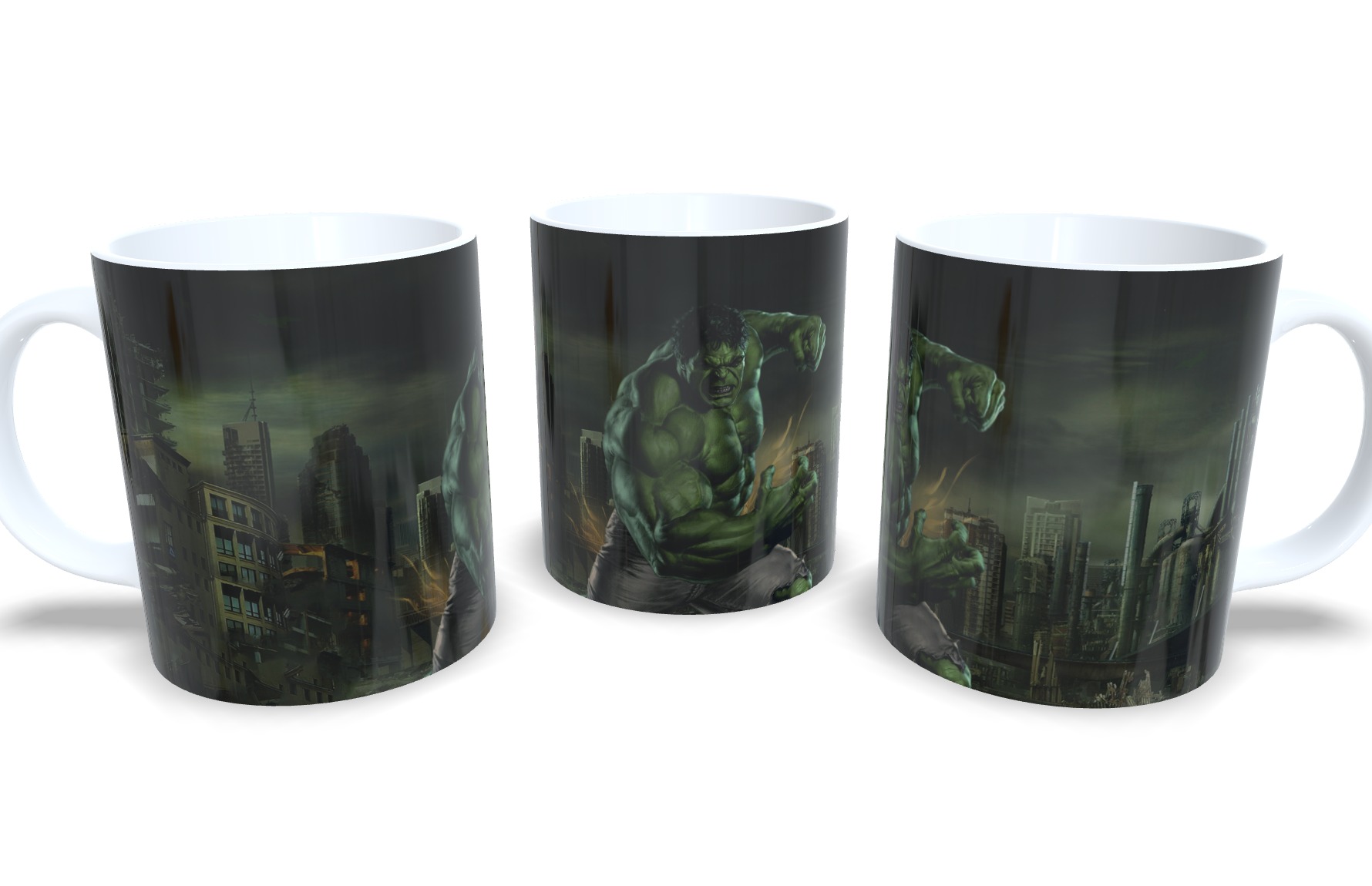 Caneca De Porcelana Geek Hulk
