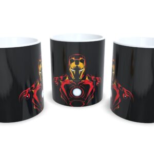 Caneca De Porcelana Geek Homem de Ferro mod 2