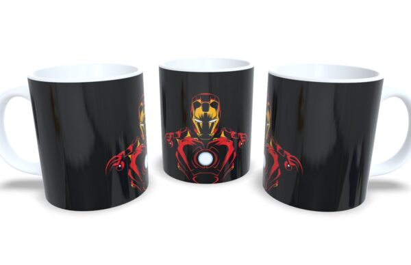 Caneca De Porcelana Geek Homem de Ferro mod 2