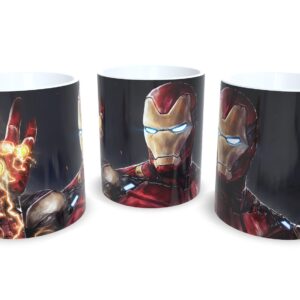 Caneca De Porcelana Geek Homem de Ferro mod 3