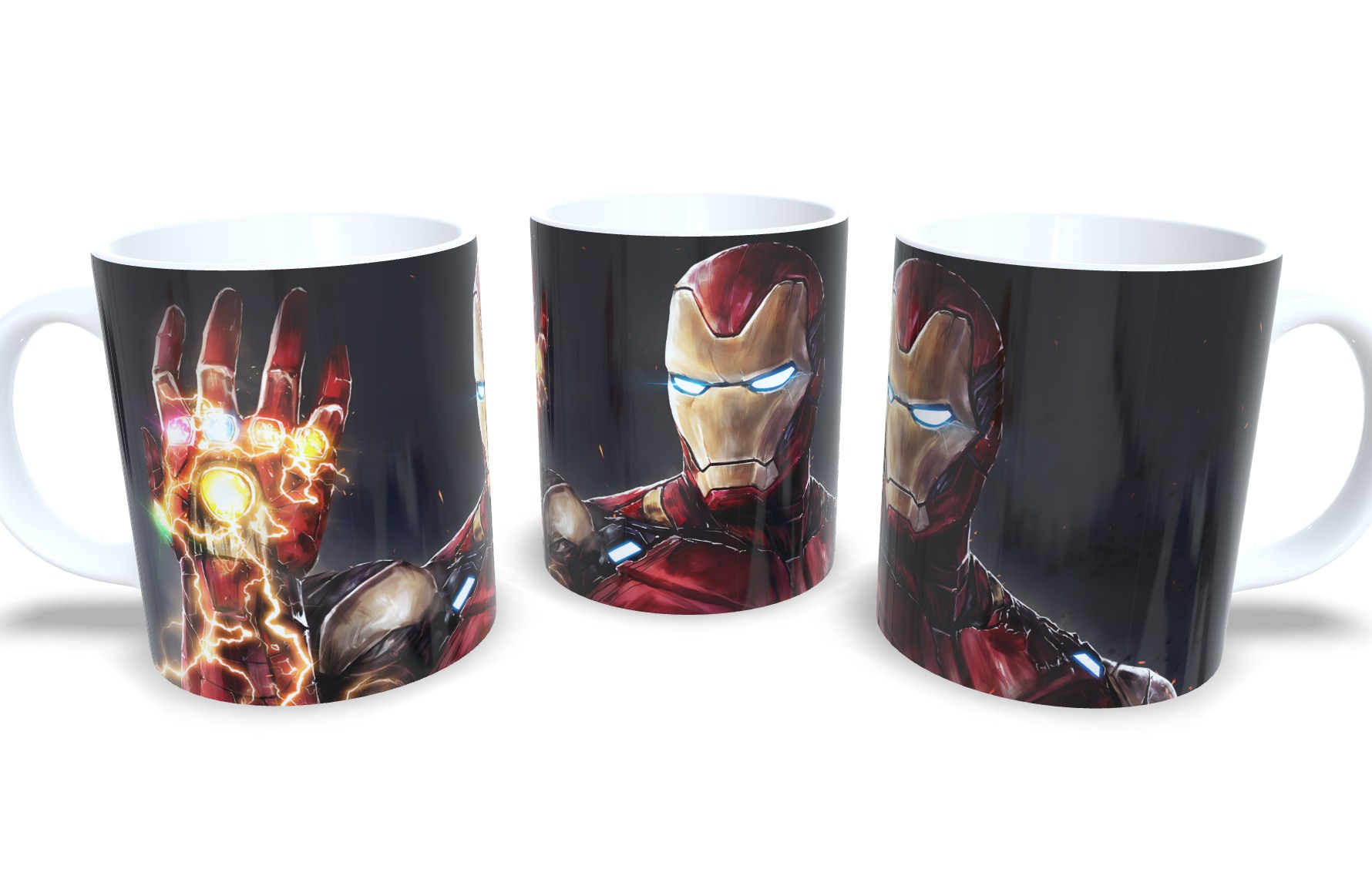 Caneca De Porcelana Geek Homem de Ferro mod 3