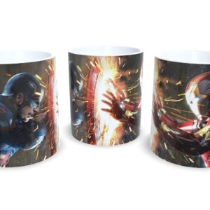 Caneca De Porcelana Geek Homem de Ferro mod 5