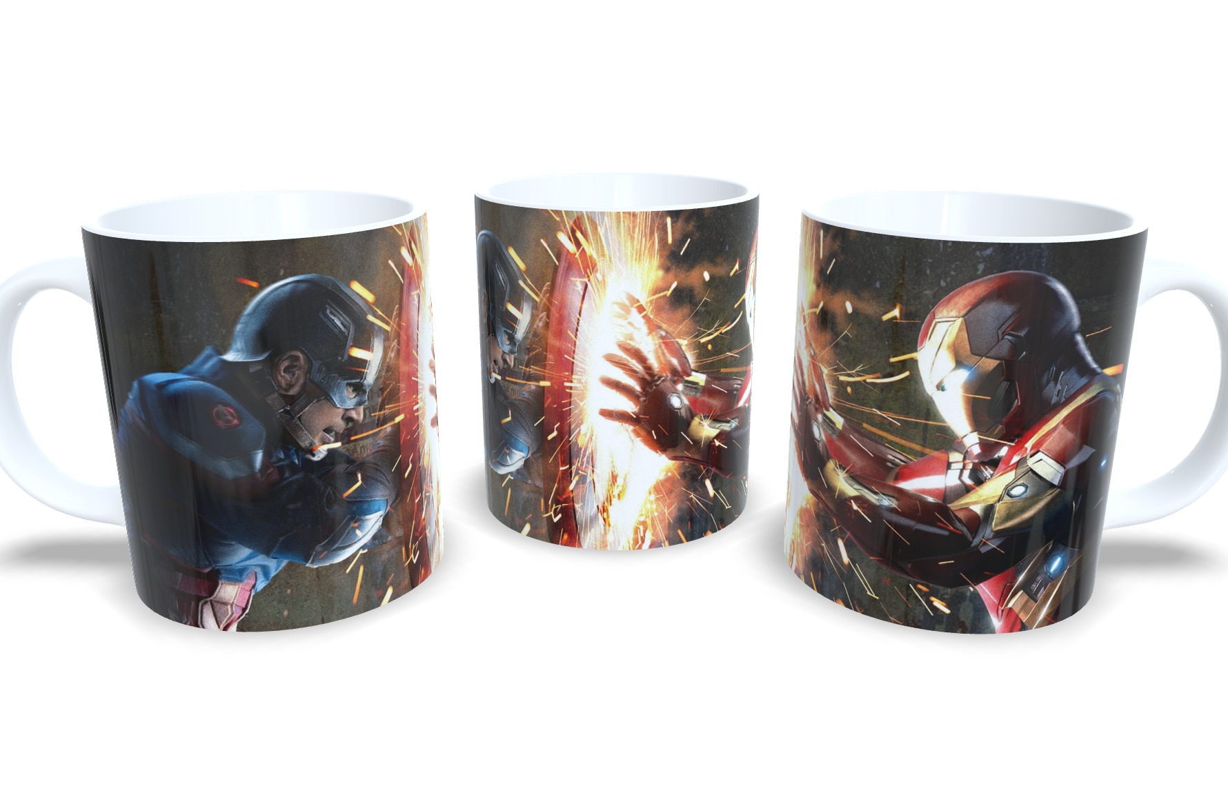 Caneca De Porcelana Geek Homem de Ferro mod 5